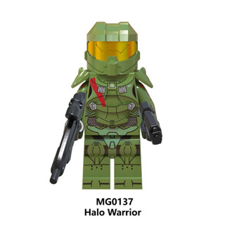 Halo Warrior บล็อกตัวต่อฟิกเกอร์ ขนาดเล็ก MG0137