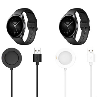 สายชาร์จนาฬิกาข้อมือ แบบแม่เหล็ก 1 เมตร สีดํา และสีขาว สําหรับ Xiaomi Watch S2