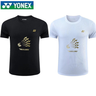 Yonex ใหม่ ชุดเสื้อกีฬาปิงปอง ระบายอากาศ แห้งเร็ว ดูดซับเหงื่อ ใส่สบาย เหมาะกับฤดูร้อน สําหรับผู้ชาย และผู้หญิง ใส่วิ่ง บาสเก็ตบอล เทนนิส