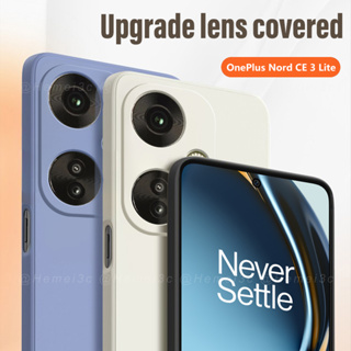 สําหรับ OnePlus Nord CE 3 Lite 5G เคสโทรศัพท์ TPU แบบนิ่ม ทรงสี่เหลี่ยม