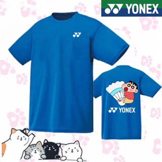 Yonex เสื้อยืดแขนสั้น กางเกงขาสั้น ระบายอากาศ เหมาะกับการเล่นเทนนิส ฟิตเนส เทนนิส แบดมินตัน สําหรับผู้ชาย และผู้หญิง