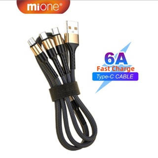 Mione สายชาร์จโทรศัพท์มือถือ type c 5A 2 เมตร คุณภาพสูง สําหรับ IP Android