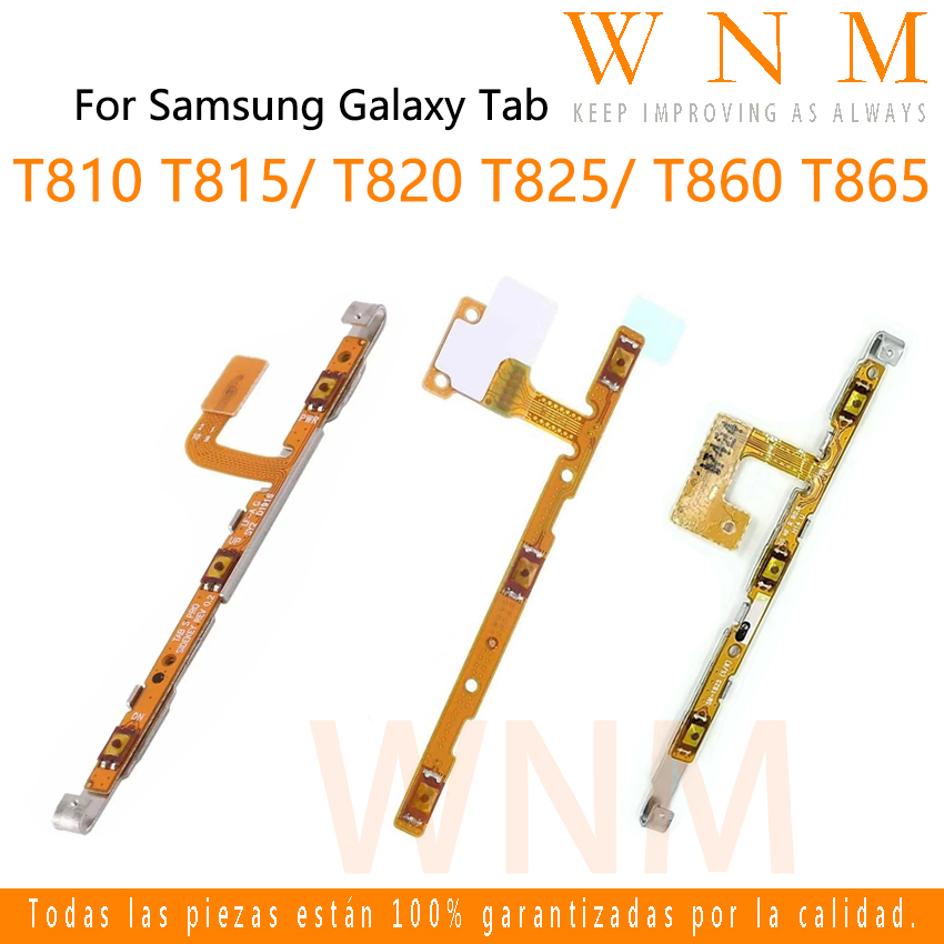 ใหม่ ปุ่มสวิตช์เปิด ปิด ปุ่มปรับระดับเสียง ด้านข้าง สําหรับ Samsung Galaxy Tab S2 9.7 SM-T810 T815 Tab S3 9.7 SM-T820 T825 Tab S6 SM-T860 T865