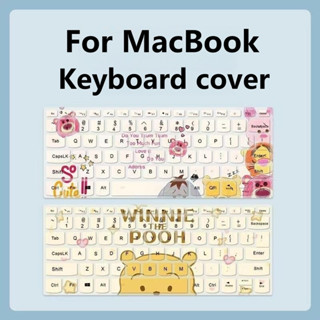 【Winnie the Pooh】keyboard cover for Macbook M2 Air 13 M1 2020 Air 13.3 A2681 A2179 A2237 Pro13 A2159 A2251 A2238 A1466 cartoon keyboard case