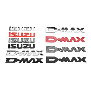 New ABS ISUZU D-MAX ป้ายโลโก้ 3D โลโก้ติดรถยนต์หน้าหลัง สำหรับตกแต่งรถยนต์ DMAX ยี่ห้อ D.MAX 1.9L 2.5L ออลนิว อีซูซุ ดีแมค สติ๊กเกอร์ติดรถ