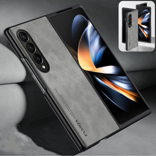 เคสโทรศัพท์มือถือหนังแกะ กันกระแทก สําหรับ Samsung Galaxy Z Fold4 ZFold4 case เคส