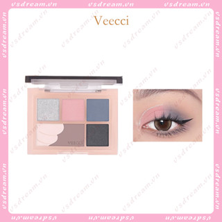 Veecci Veeecci Dream พาเลตต์อายแชโดว์ เนื้อแมตต์ กลิตเตอร์ ไข่มุก สําหรับผู้เริ่มต้นแต่งหน้า