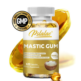 Mastic Gum อาหารเสริม 1000 มก. - รองรับสุขภาพ GI ระบบย่อยอาหาร และสุขภาพหัวใจและหลอดเลือด