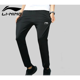 LI NING ใหม่ กางเกงกีฬา กางเกงวิ่ง ระบายอากาศ ซับเหงื่อ แห้งเร็ว ใส่สบาย แฟชั่นฤดูร้อน สําหรับผู้ชาย และผู้หญิง 2023