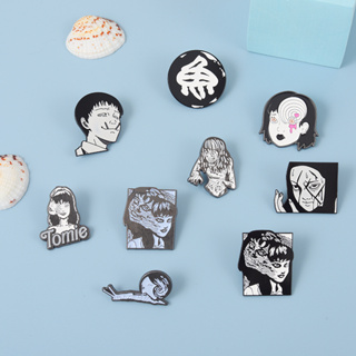 เครื่องประดับ เข็มกลัด รูปการ์ตูนอนิเมะ Junji Ito Enamel Pin สําหรับเพื่อน