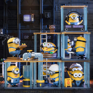 ฟิกเกอร์ รูปการ์ตูนป๊อป MART MINIONS AT WORK Series Kawaii น่ารัก ของเล่นสําหรับเด็ก