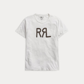 เสื้อยืด ผ้าฝ้าย พิมพ์ลายกราฟฟิคโลโก้ RRL