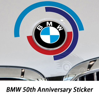 สติกเกอร์ ลายตราสัญลักษณ์ครบรอบ 50 ปี สําหรับ BMW G20 G30 F30F34 F10 G05 G01