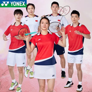 เสื้อกีฬาแบดมินตัน Yonex แบบแห้งเร็ว ระบายอากาศได้ดี ดูดซับเหงื่อ เหมาะกับฤดูร้อน สําหรับผู้ชาย และผู้หญิง 2023