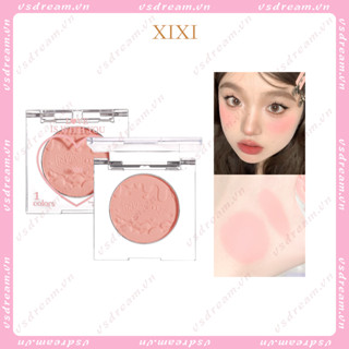 Xixixi Tea Peach Heart บลัชออน เนื้อฝุ่น ไม่บิน สีธรรมชาติ สําหรับนักเรียน