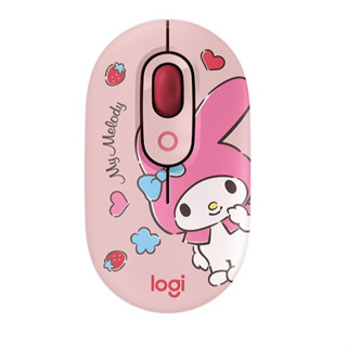 เมาส์บลูทูธไร้สาย ลาย Logitech Pop Melody น่ารัก สําหรับเด็กผู้หญิง