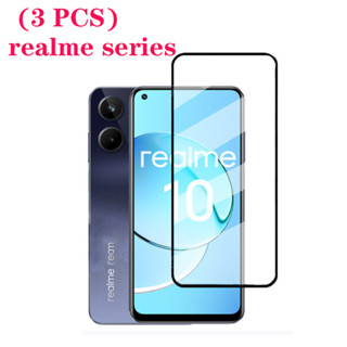 ฟิล์มกระจกนิรภัยกันรอยหน้าจอ สําหรับ realme10 Realme 10 9 8 7 6 5 Realme 9i 8i 7i 6i 5i Realme 10 9 8 7 6 5 3 ชิ้น