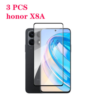 ฟิล์มกระจกนิรภัยกันรอยหน้าจอ 2.5D สําหรับ Honor X8A Honor X8A 4G X9 5G Honor X7A 3 ชิ้น