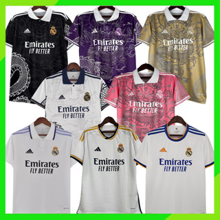 เสื้อกีฬาแขนสั้น ลายทีมฟุตบอล Real Madrid 23/24 ชุดเหย้า คุณภาพสูง สําหรับผู้ชาย TC1603