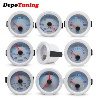 เครื่องวัดอุณหภูมิน้ํามัน โวลต์ สูญญากาศ LED 12VV 2 นิ้ว 52 …