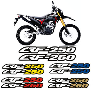 สติกเกอร์สะท้อนแสง CRF 250 3D สําหรับติดตกแต่งรถจักรยานยนต์ HONDA CRF250 CRF250R CRF250X CRF250L CRF250LE