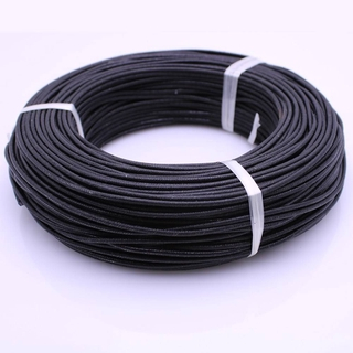 ทนความร้อน 300°C ลวดเทฟลอน อุณหภูมิสูง  0.3 มม. 0.5 มม. 0.75 มม. 1.0 มม. 1.5 มม. 2.5 มม. 4 มม. 6 มม. PTFE ลวดทองแดงกระป๋อง - รูปที่ 2