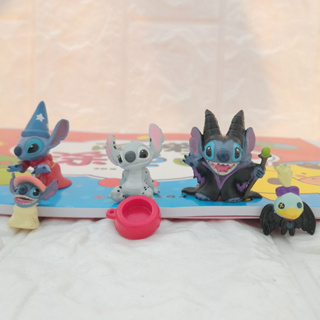 ฟิกเกอร์ Disney Halloween Stitch ขนาด 3 ซม. สําหรับตกแต่งเค้ก โทรศัพท์ 1 ชุด 3 ชิ้น