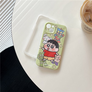 เคสโทรศัพท์มือถือ แบบนิ่ม ลายการ์ตูนชินจัง สําหรับ iPhone 11 12 13 14 PRO MAX iPhone14 iPhone14ProMax