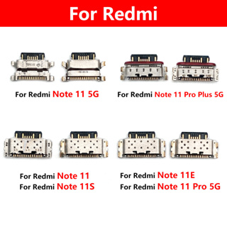 ของแท้ ซ็อกเก็ตเชื่อมต่อพอร์ตชาร์จ Micro USB สําหรับ Redmi Note 7 8 8T 10S 9S 9 10 11 Pro Plus 5G 11E 11S