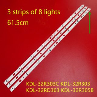 แถบไฟแบ็คไลท์ LED KDL-32RD303 32R303C 3 ชิ้นต่อชุด 140404 Lm41-00091j 00091K KDL-32RD303 32R303C 140404 แถบไฟ