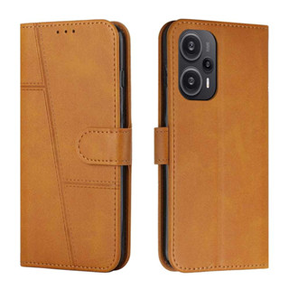 เคสโทรศัพท์หนัง PU แบบฝาพับแม่เหล็ก สําหรับ POCO F5 Pro