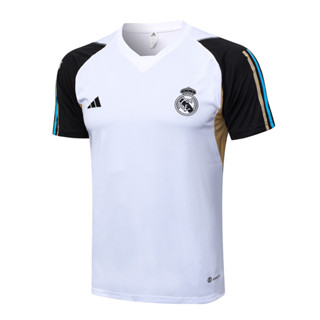 เสื้อกีฬาแขนสั้น ลายทีมฟุตบอล Real Madrid 2023-24 ชุดเหย้า