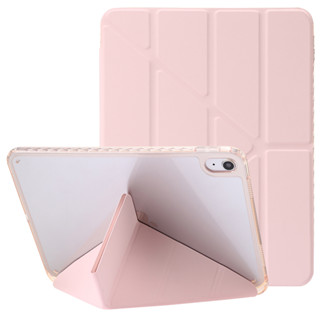 เคสหนัง PU แบบใส กันตก พร้อมที่ใส่ดินสอ สําหรับ iPad 10th Generation 2022 10 10.9 นิ้ว A2757 A2777 A2696