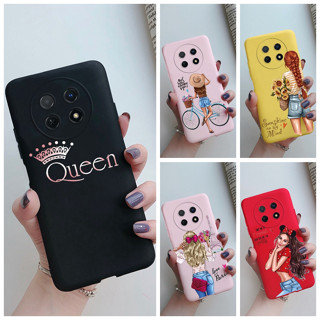 ใหม่ เคสโทรศัพท์มือถือ ซิลิโคนนิ่ม ลายมงกุฎ แฟชั่นหรูหรา สําหรับ Huawei Nova Y91 Y91