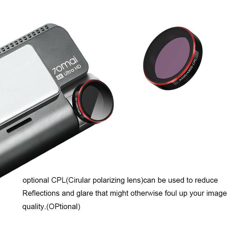 กล้องโพลาไรเซอร์ สะท้อนแสง สําหรับ 70Mai Dash Cam Pro Plus+A500S CPL 70 Mai Dash Cam Pro 70 Mai Dash Cam Lite CPL