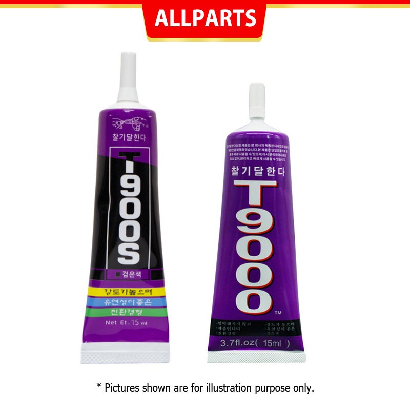 A1644 T9000S กาวอะคริลิค ป้องกันการกัดกร่อน สีดํา สําหรับซ่อมแซมโทรศัพท์มือถือ 15 มล.