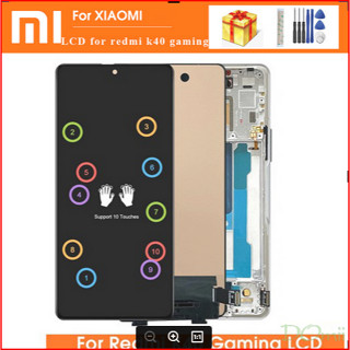 Xiaomi Redmi K40 หน้าจอสัมผัส LCD สําหรับ Xiaomi Redmi K40 Gaming Edition LCD K40Gaming Display