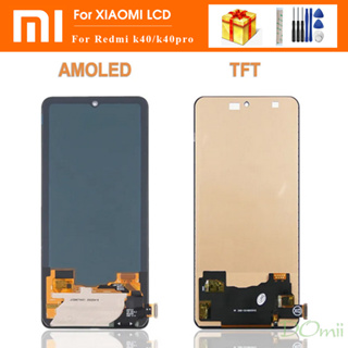 แท้ อะไหล่หน้าจอสัมผัส LCD AMOLED TFT แบบเปลี่ยน สําหรับ Xiaomi Redmi K40 K40 Pro M2012K11AC M2012K11C