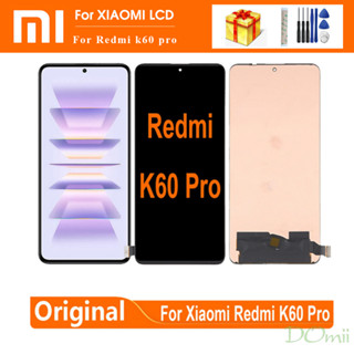 อะไหล่หน้าจอสัมผัส LCD 6.67 นิ้ว สําหรับ Xiaomi Redmi K60 Pro K60Pro