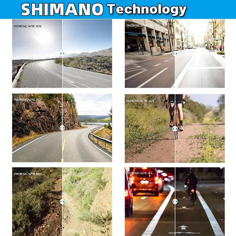 Shimano UV400 แว่นตากันแดด คลาสสิก โพลาไรซ์ ตกปลา แว่นตาผู้ชาย ผู้หญิง ขี่จักรยาน ตั้งแคมป์ เดินป่า แว่นตา