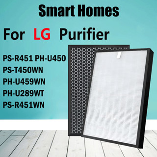 แผ่นกรองอากาศ HEPA สําหรับเครื่องฟอกอากาศ LG PS-R451 PS-T450WN PH-U450 PH-U459WN PH-U289WT PS-R451WN