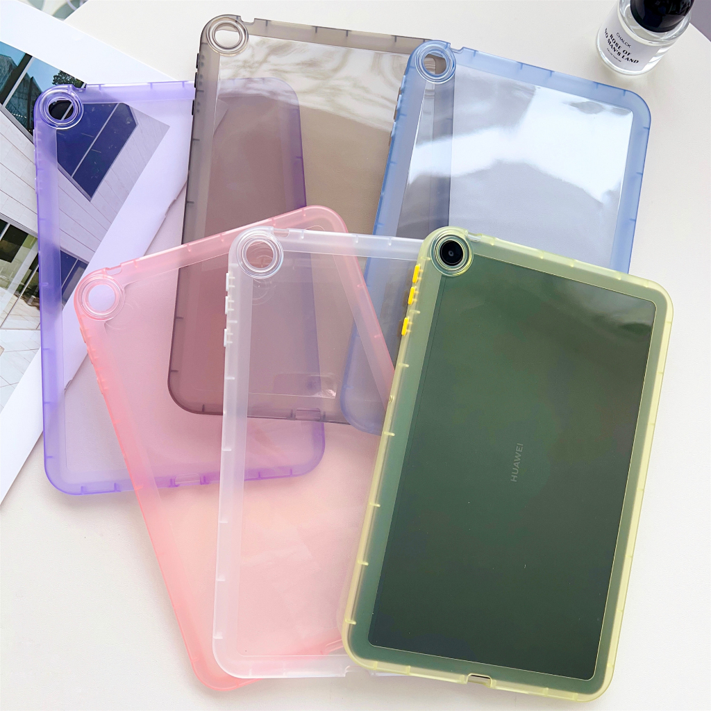 Clear Soft TPU เคสกันกระแทก Huawei MatePad 10.4 2022 2020 Mate Pad 11 10.9" Pro 10.8 2021 BAH3-W09 A