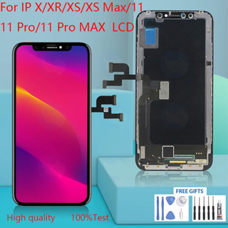 อะไหล่หน้าจอสัมผัส LCD แบบเปลี่ยน สําหรับ iP X XR XS XS MAX 11 11 Pro 11 Pro MAX