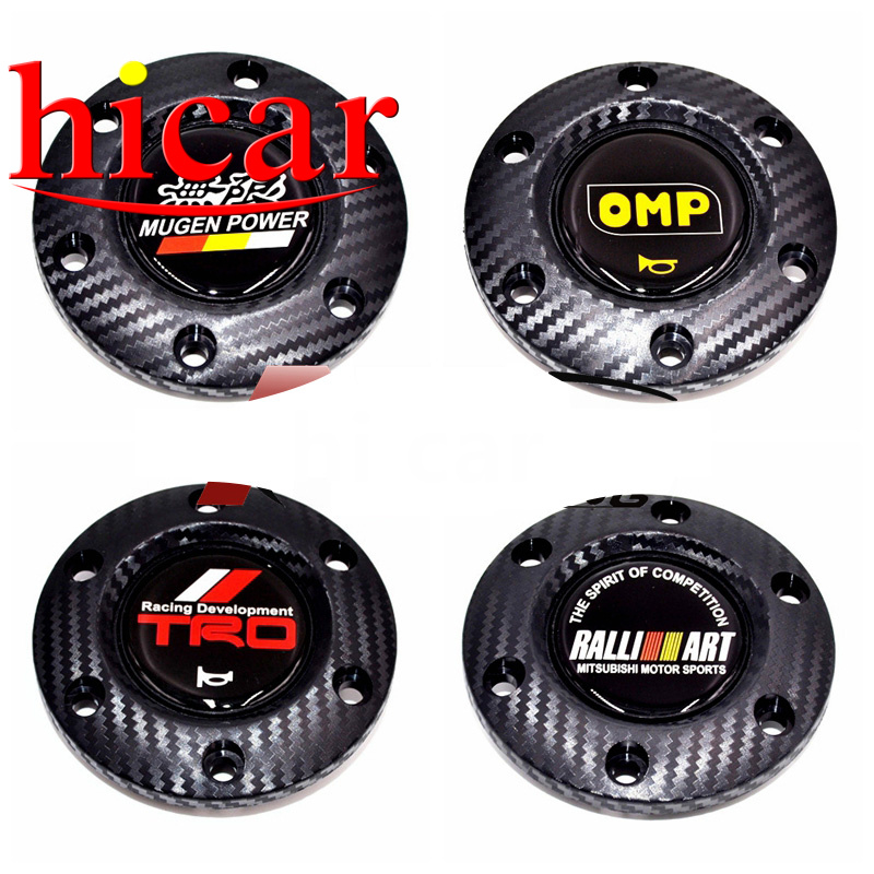 Momo omp RALLIART Mugen TRD NARDI HORN BUTTON SPORT STEERING พวงมาลัยไทเทเนียม Skru UNIVERSAL ND NAR