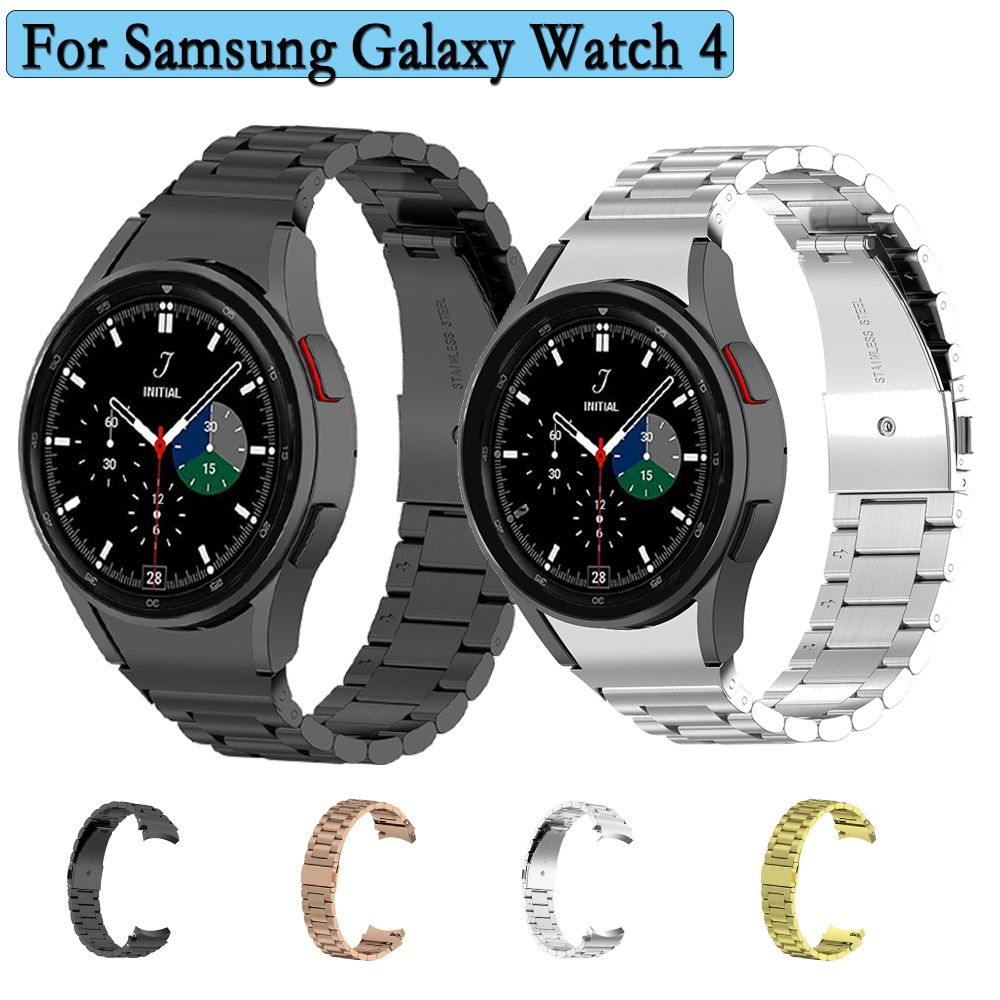 สายนาฬิกาข้อมือสมาร์ทวอทช์ สเตนเลส โลหะ สไตล์ธุรกิจ สําหรับ Samsung Galaxy Watch 6 6classic 5 5pro 4 4classic