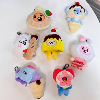 พวงกุญแจ จี้ตุ๊กตา KPOP BTS BT21 Dessert Cake Series ของเล่นสําหรับเด็ก