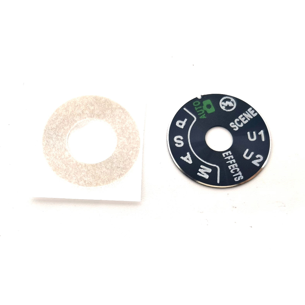 ใหม่ฝาครอบด้านบนปุ่มโหมดสําหรับ Nikon Nikon D7100 D7200 D7500 D750 Digital Camera Repair Part พร้อมเทป