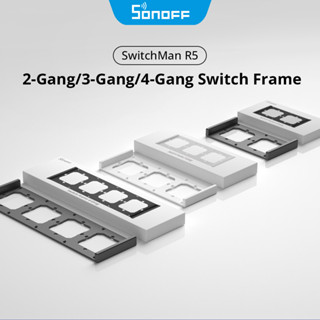 Sonoff M5 กรอบสวิตช์แมน 2 3 4 Gang ติดตั้งง่าย สําหรับ M5-80 Smart Wall Switch PC V0