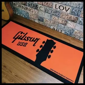 Marshall พรมปูพื้น พิมพ์ลายกีตาร์ พรมปูพื้น Marshall พรมปูพื้นห้องครัว พรมห้องนอน กันสิ่งสกปรก กันลื่น พรมเช็ดเท้า ดูดซับน้ํา ครัวเรือน ที่กําหนดเอง