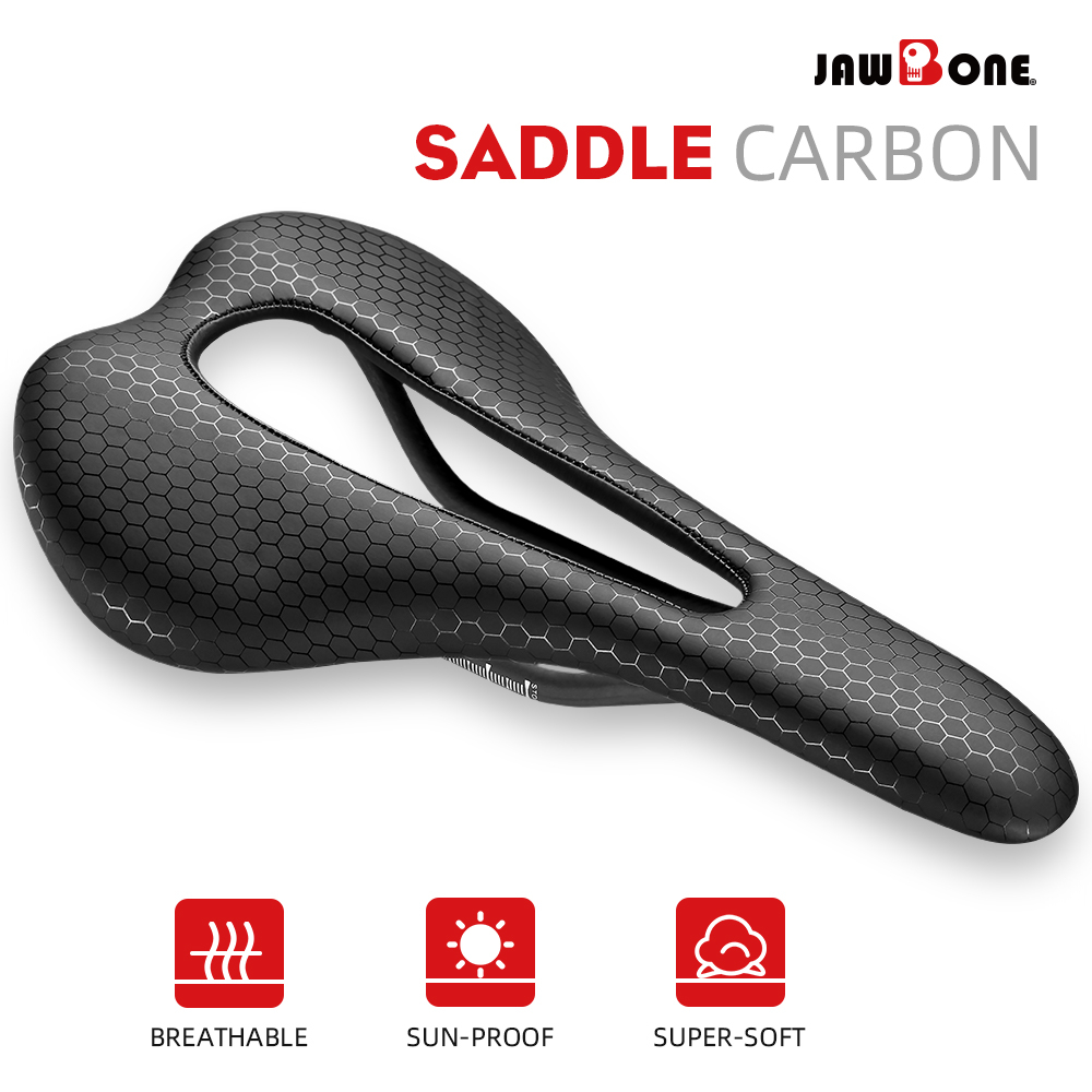 สต็อกพร้อม! JAWBONE Ultralight Full Carbon Bike Saddle 5D Racing จักรยาน Seating Cushion Rail 7*9 MTB แผนที่กรวด Racing ที่นั่งขี่จักรยานอะไหล่